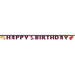 Gaming Party Happy Birthday Paper Die-Cut Banner