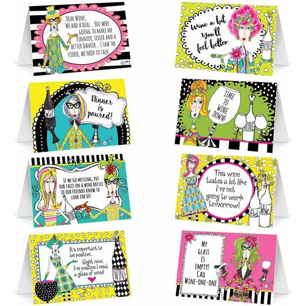 Dolly Mama's Wine Celebration Table Cards