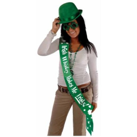 Irish Whisky Makes Me Frisky St. Patrick's Day Sash