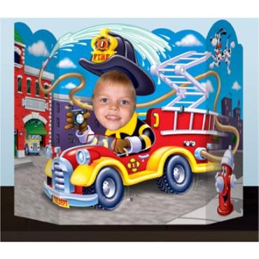 Fire Truck Photo Prop, 1 Count