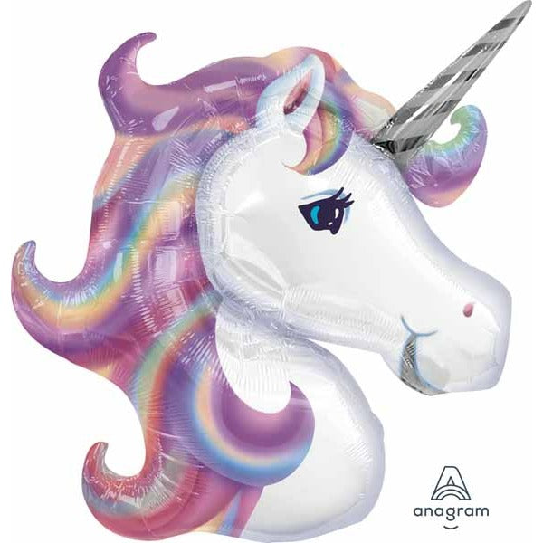 Anagram Pastel Unicorn 33-Inch Foil Balloon