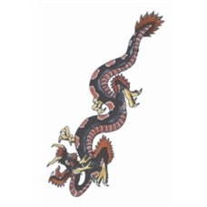 Tinsley Transfers Dragon 1930 Vintage Temporary Tattoo