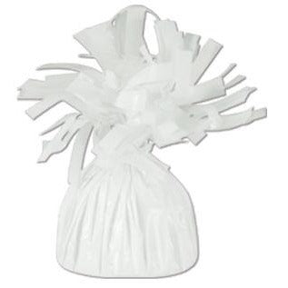 White Foil Balloon Weight