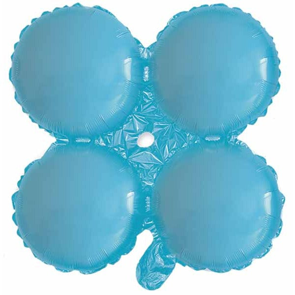 25-Inch Pastel Blue Quad Arch Foil Balloon