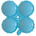 25-Inch Pastel Blue Quad Arch Foil Balloon
