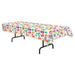 80th Birthday Plastic Table Cover, 54 x 108 Inches