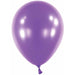 11-Inch Metallic Purple Latex Balloons, 100 Count
