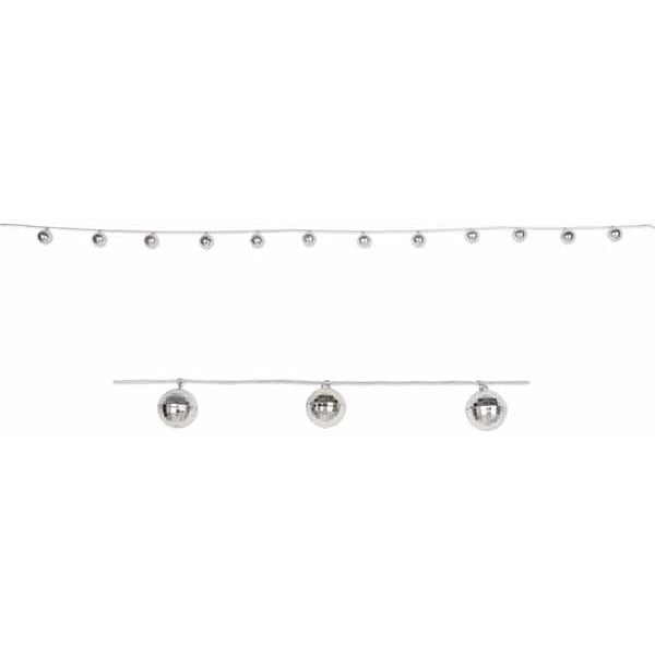 Disco Ball Garland with 12 Balls