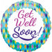 Get Well Diamonds 18-Inch Foil Balloon