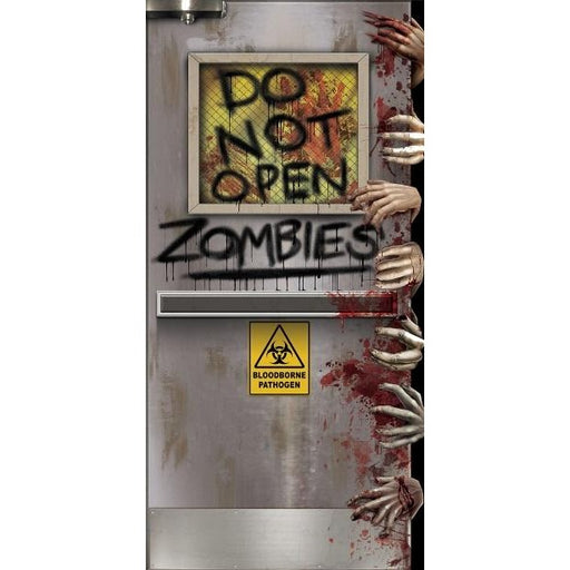 ZOMBIES LAB DOOR COVER 1/PK