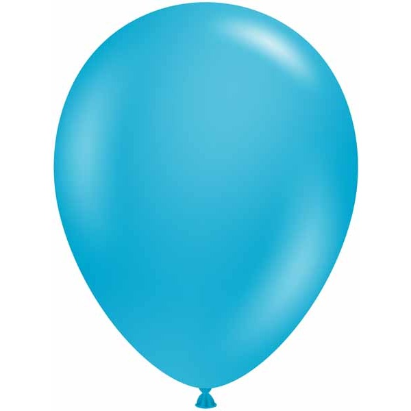 TUFTEX 11-Inch Turquoise Latex Balloons, 100 Count