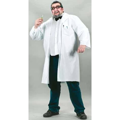Plus Size Mad Scientist Costume White Lab Coat