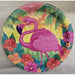 Flamingo Beach 10-Inch Plates, 8 Count