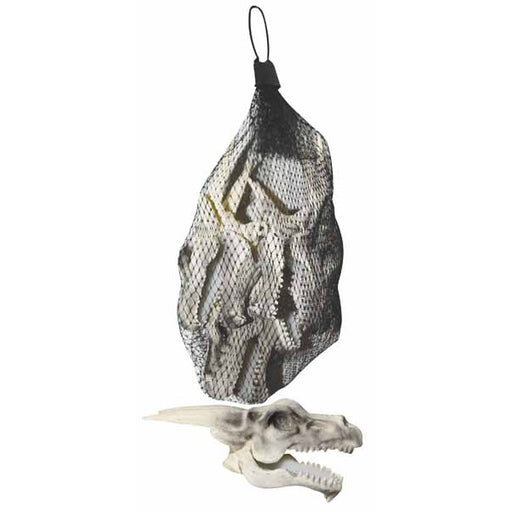 Bag of Dragon Skulls Halloween Decorations