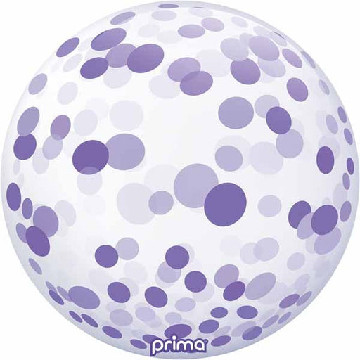 PRIMA CONFETTI 20" PURPLE SPHERE 1/PK