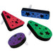 Assorted Color Metallic Plastic Noisemakers, 20 Count