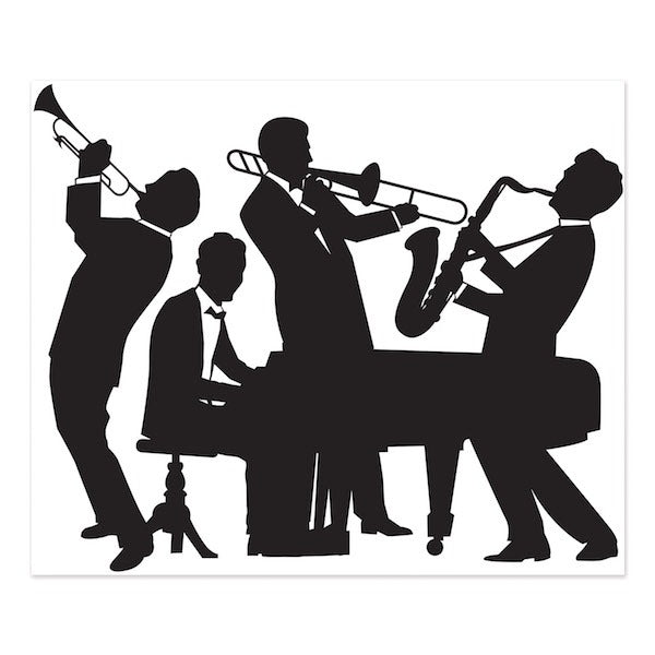 Great 20's Jazz Band Insta-Mural, 1 Per Package