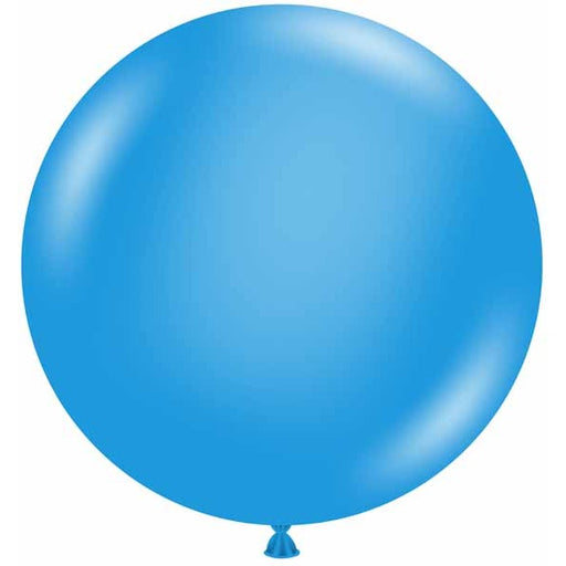 TUFTEX 36-Inch Standard Blue Latex Balloons, 2 Pack