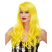Yellow Burlesque Costume Wig
