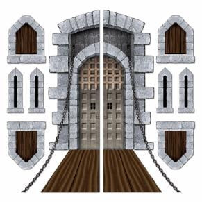 Castle Door & Window Props, 9-Pack