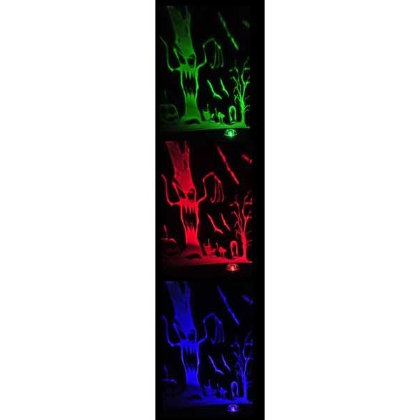 Fun World Cemetery Halloween Scene Projector