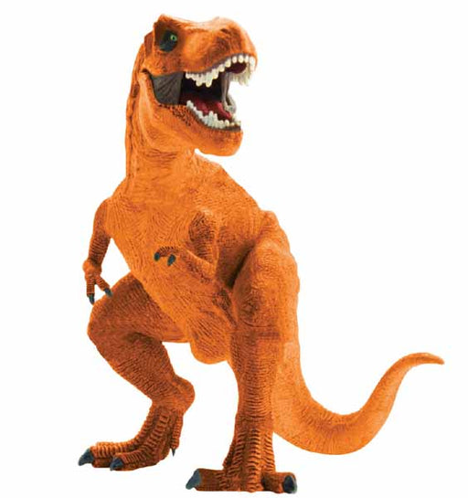 12-Inch Orange Dinosaur Foil Balloon