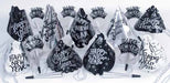 STARLIGHT PARTY KIT FOR 50 BLACK &SILVER