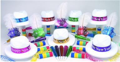 PARADISE BAY FEDORA HNY PARTY KIT FOR 50