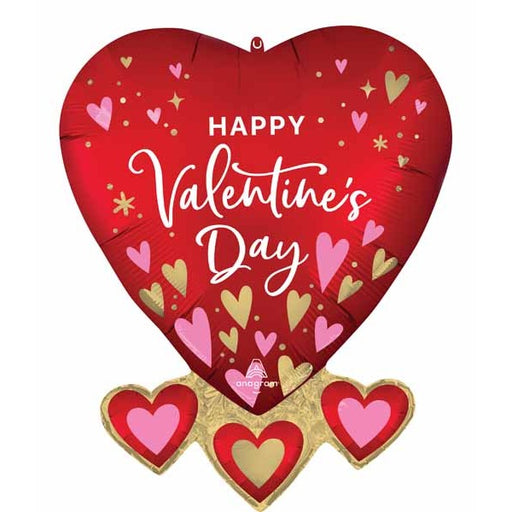 Heartfelt Elegance 27" Valentine's Day Foil Balloon