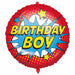 Happy Birthday Superhero 18-Inch Foil Balloon