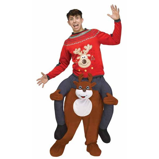 Carry Me Reindeer Adult Christmas Costume