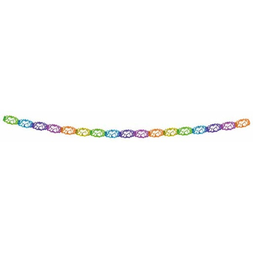 Assorted Colour Paper Garland, 1 Pack