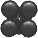 Small Metallic Black MagicArch Foil Balloon Module