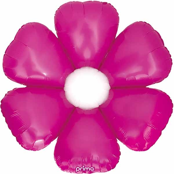 Prima Hot Pink Daisy Air-Fill Foil Balloon, 34 Inch