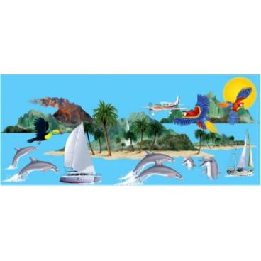 Tropical Cruise Party Props, 15 Pack