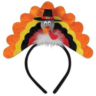Thanksgiving Turkey Headband, 1 Per Pack