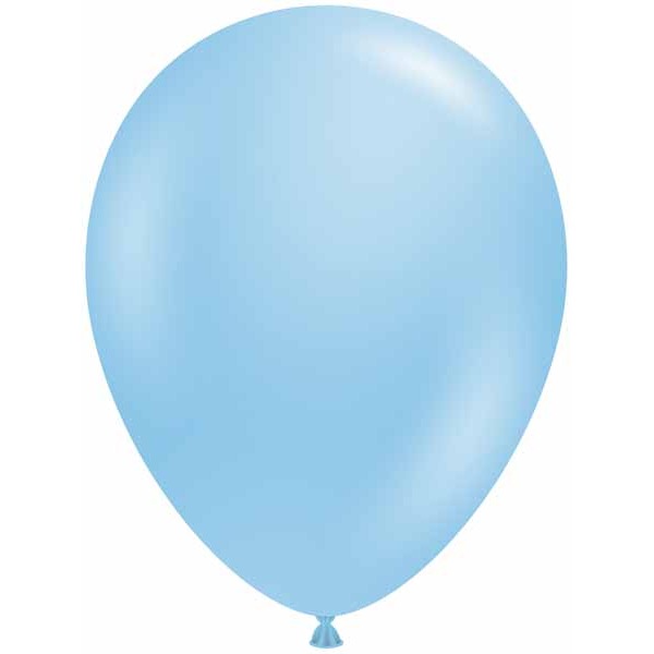 TUFTEX 5" Baby Blue Latex Balloons, 50 Count