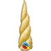 Golden Unicorn Horn Mini Shape Foil Balloon