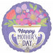 Happy Mother's Day Trophy 18-Inch Round Foil Balloon