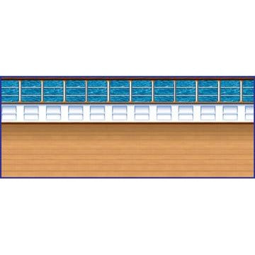 Cruise Ship Deck Backdrop, 1 Pack
