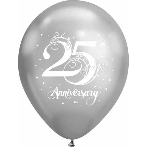 25TH ANNIV 2-SIDED 12" SILVER LAT 50/BG
