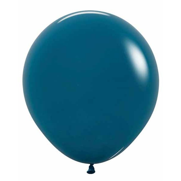 Sempertex Deep Teal 18-Inch Latex Balloons, 25 Pack