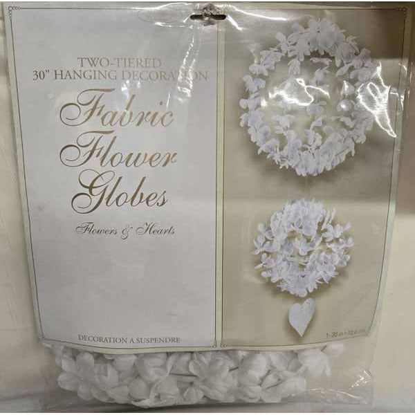 Flowers & Hearts Two-Tier Hanging Decoration