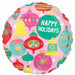 Oh What Fun Ornament 18" Round Foil Balloon