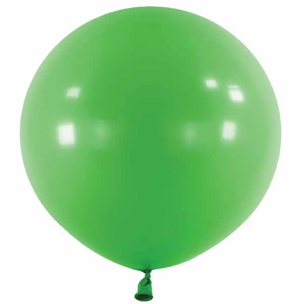 Anagram 24-Inch Festive Green Latex Balloons, 4-Pack