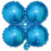 25 Inch Blue Quad Arch Foil Balloon