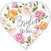 Bride to Be Heart Foil Balloon, 18 Inch
