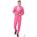 Suitmeister Men's Solid Pink Suit, XX-Large