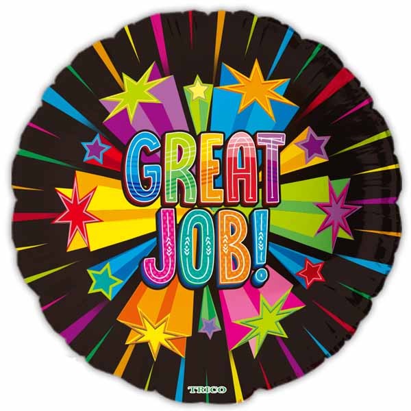 Great Job 18" Foil Balloon, 1 Count