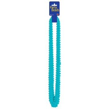 Turquoise Small Round Party Beads, 12 Count